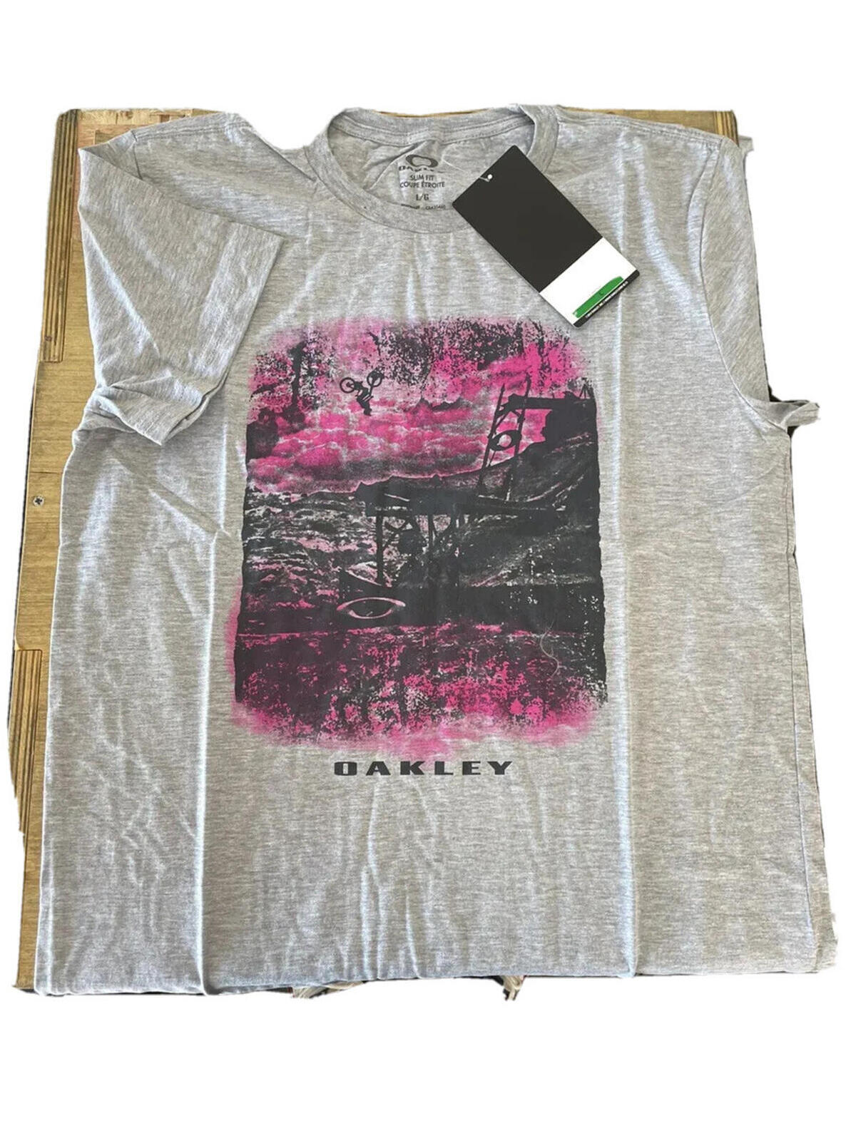 Oakley Rampage Tee Heather Grey Size L New
